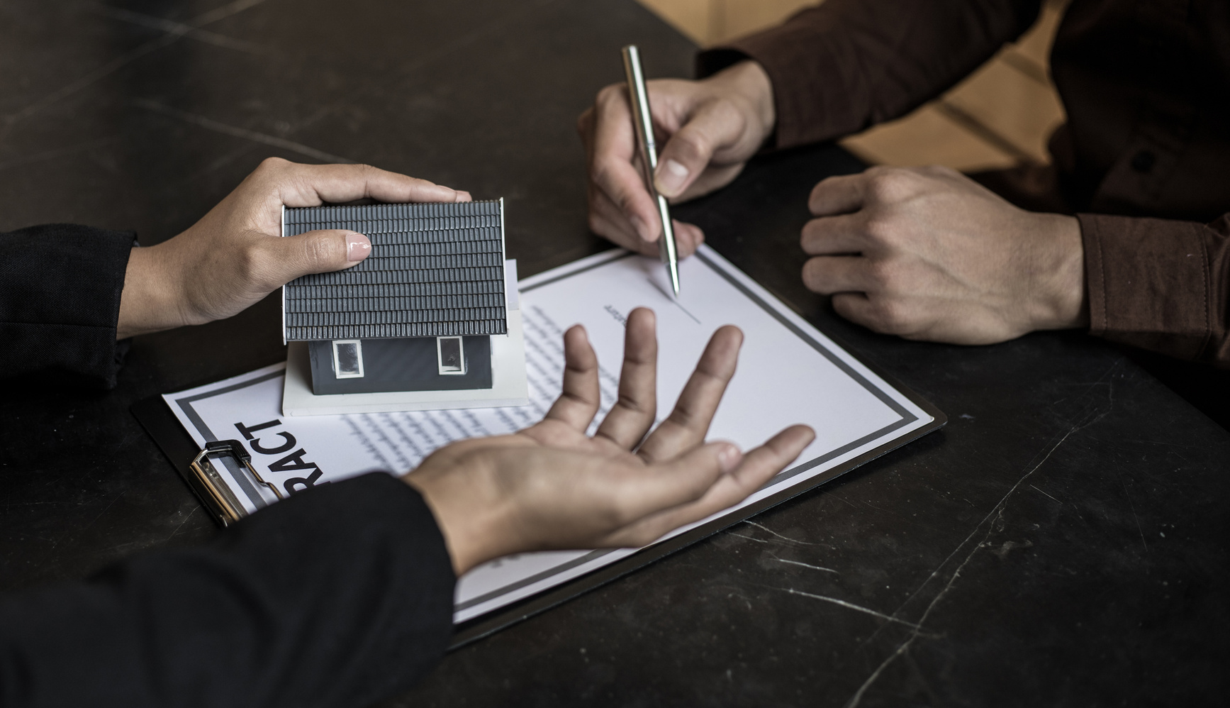 Contract Signing for New Home 