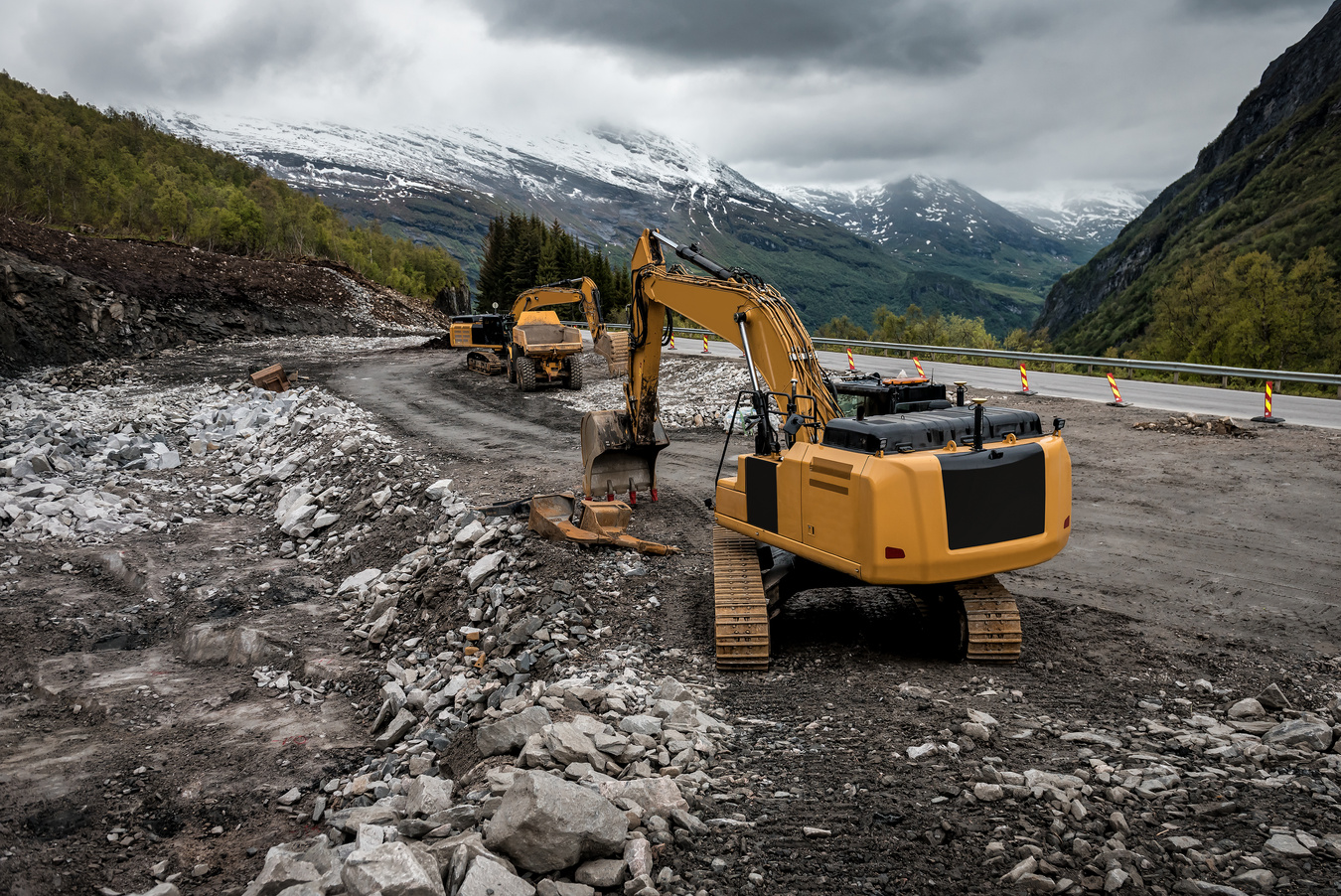 heavy construction equipment machinery